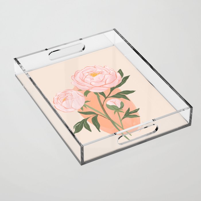Peony Acrylic Tray Gallery Image 1