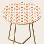 Mediterranean lobster sea food art pattern Side Table Gallery Image 2