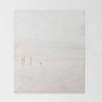 At the beach ten (part two of a diptych) - Minimal Beach - Ocean Sea photography Throw Blanket Gallery Image 2