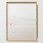 At the beach ten (part two of a diptych) - Minimal Beach - Ocean Sea photography Serving Tray Gallery Image 1