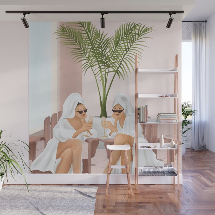 Morning with a friend III Wall Mural Gallery Image 1