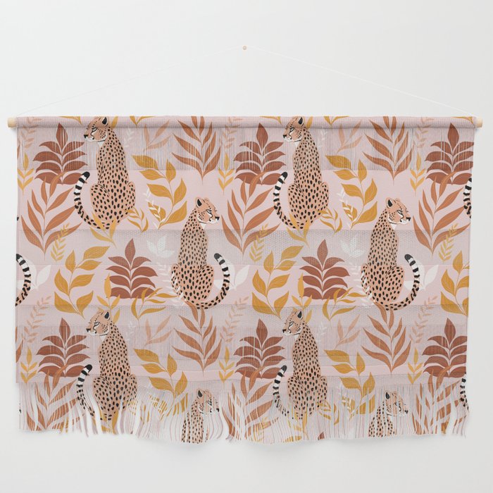 Summer Cheetah Pattern I - Terracotta  Wall Hanging Gallery Image 1