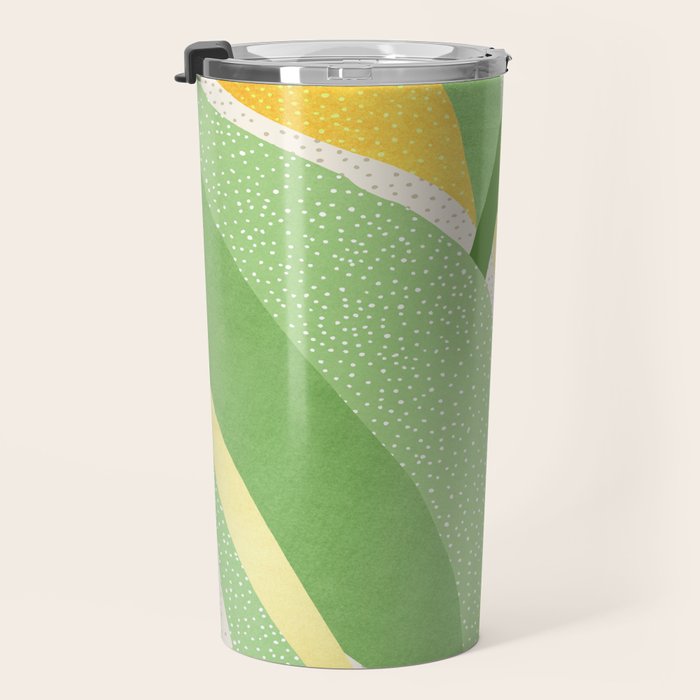 Sunshine Flora / Abstract Botanical Series Travel Mug Gallery Image 3
