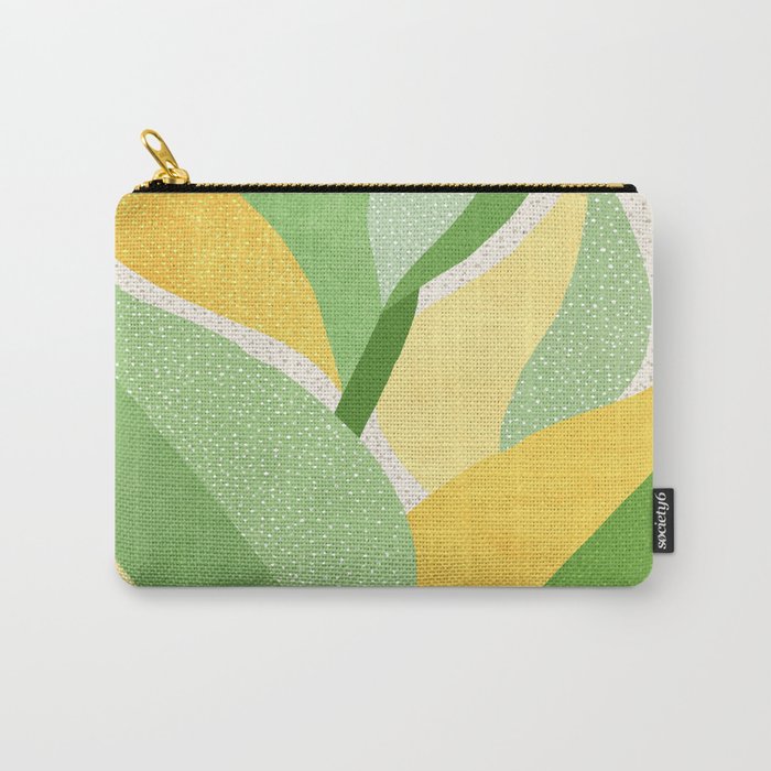 Sunshine Flora / Abstract Botanical Series Carry All Pouch Gallery Image 1
