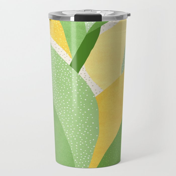 Sunshine Flora / Abstract Botanical Series Travel Mug