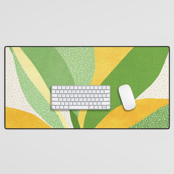 Sunshine Flora / Abstract Botanical Series Desk Mat Gallery Image 1
