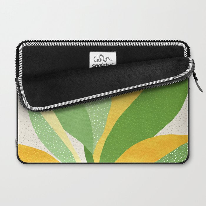 Sunshine Flora / Abstract Botanical Series Laptop Sleeve Gallery Image 2
