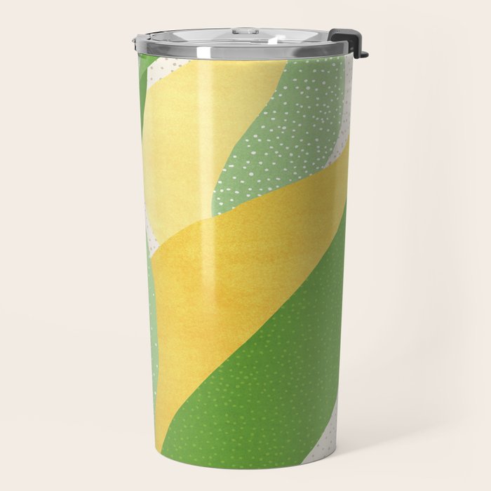 Sunshine Flora / Abstract Botanical Series Travel Mug Gallery Image 2