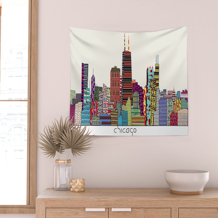 Chicago  Wall Tapestry Gallery Image 2