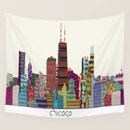 Chicago  Wall Tapestry Gallery Image 4