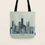 Chicago  Tote Bag Gallery Image 1