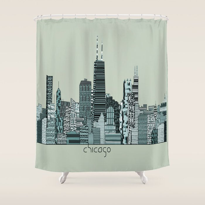 Chicago  Shower Curtain Gallery Image 1
