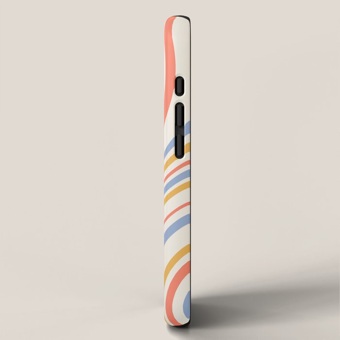 Wavy Stripes XXIII - Retro Summer iPhone Case Gallery Image 2