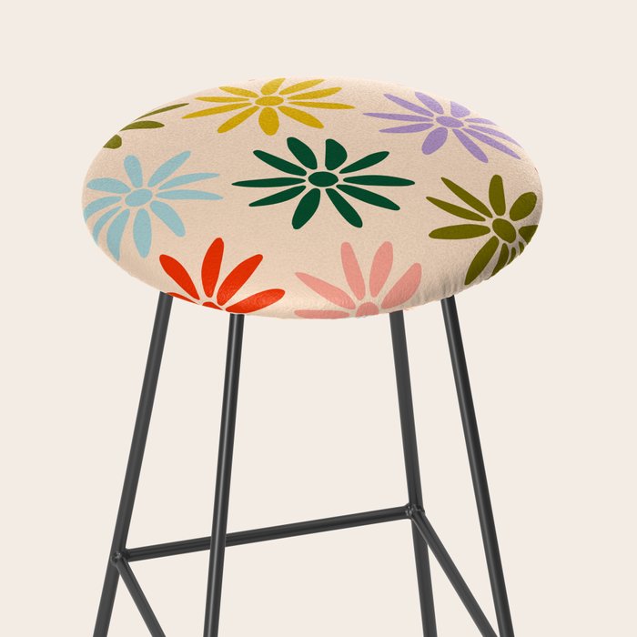 Retro Groovy Sun  Stool Gallery Image 2
