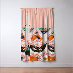 Meditating Octopus Window Curtain Gallery Image 3
