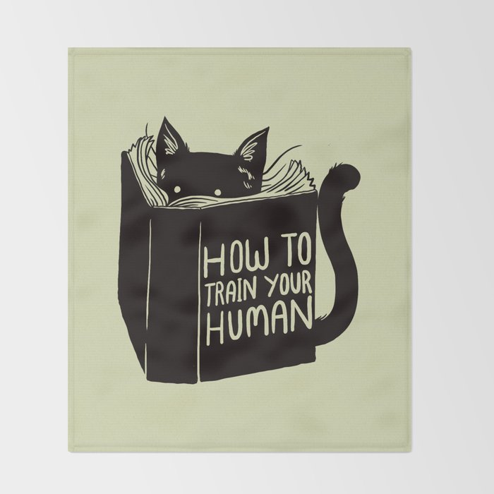 How To Train Your Human Throw Blanket Gallery Image 2