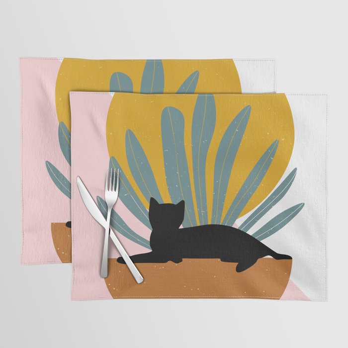 The Cat and The Sun III Placemat Gallery Image 1
