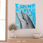 I am no fish Wall Tapestry Gallery Image 2