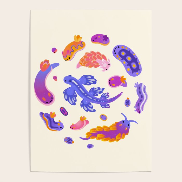 sea slug - pastel Poster Gallery Image 1