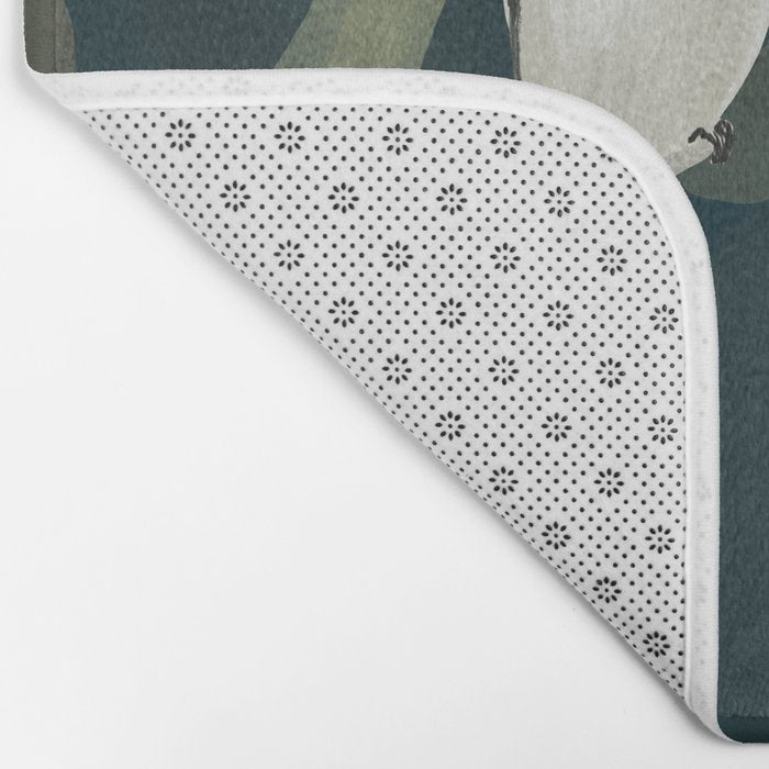 Minimalist Birds On Branch 2 Bath Mat Gallery Image 2