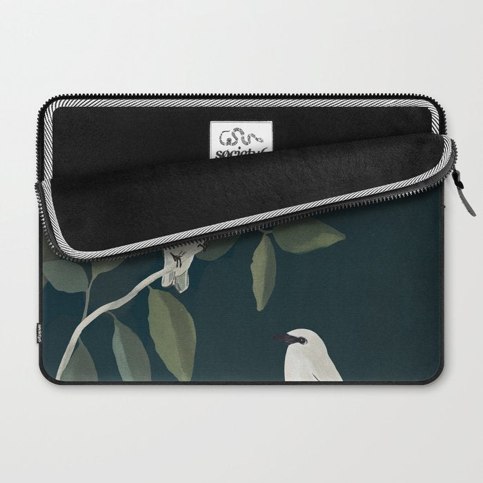 Minimalist Birds On Branch 2 Laptop Sleeve Gallery Image 2