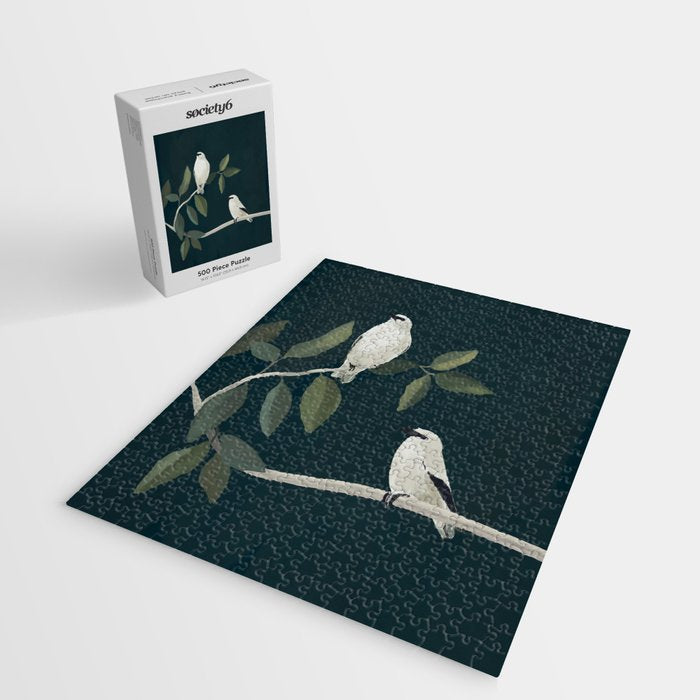 Minimalist Birds On Branch 2 Jigsaw Puzzle Gallery Image 2