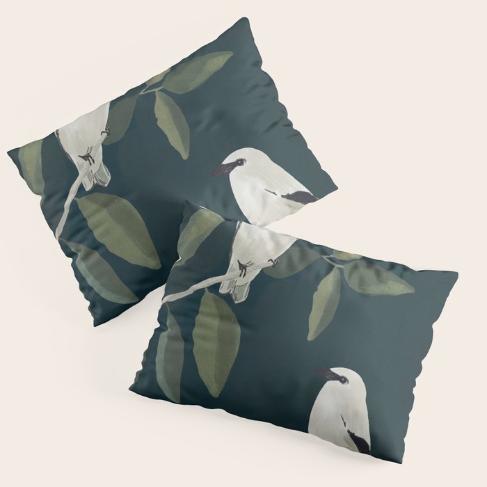 Minimalist Birds On Branch 2 Pillow Sham Gallery Image 3