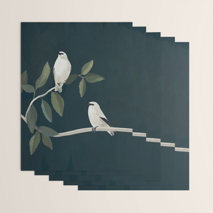 Minimalist Birds On Branch 2 Wrapping Paper Gallery Image 3
