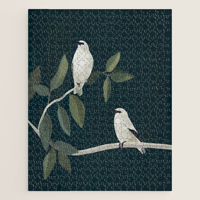 Minimalist Birds On Branch 2 Jigsaw Puzzle Gallery Image 1