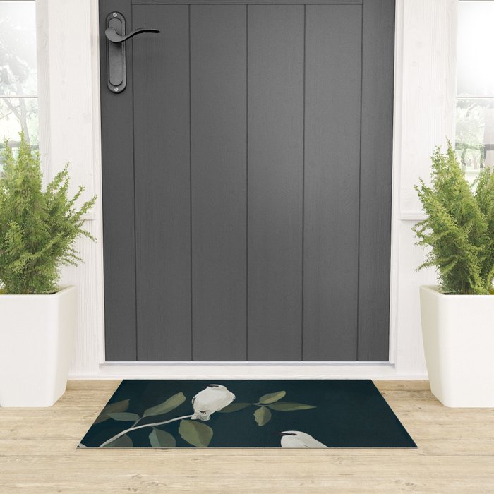 Minimalist Birds On Branch 2 Welcome Mat Gallery Image 3