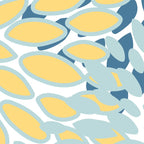 Flowers Art - Teal and Yellow - Modern Floral Prints Coffee Mug Gallery Image 2