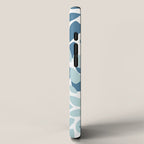 Flowers Art - Teal and Yellow - Modern Floral Prints iPhone Case Gallery Image 2