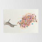 catching butterflies Rug Gallery Image 2