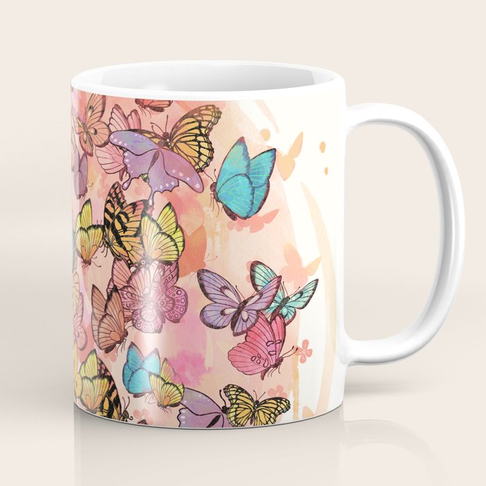 catching butterflies Coffee Mug Gallery Image 1