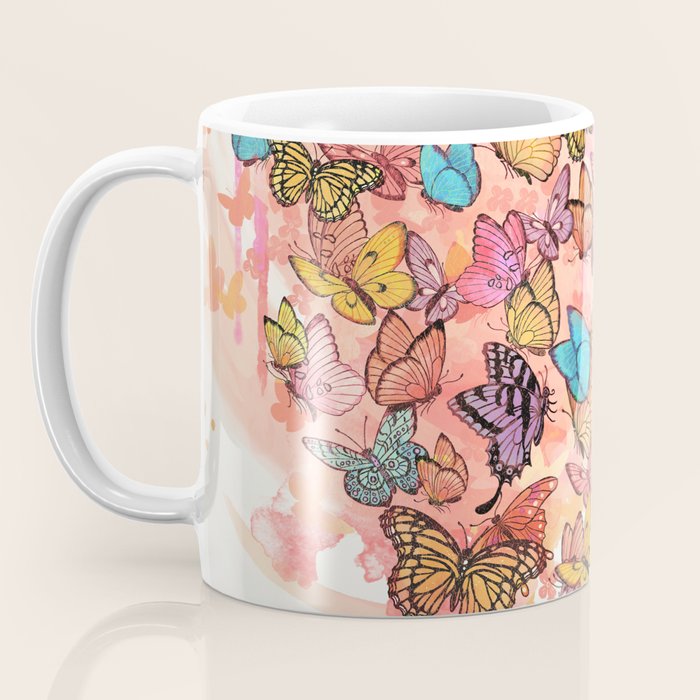 catching butterflies Coffee Mug Gallery Image 3