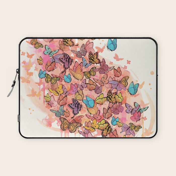 catching butterflies Laptop Sleeve Gallery Image 1