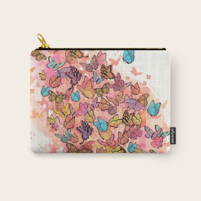 catching butterflies Carry All Pouch Gallery Image 1