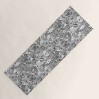 canadian animals black white Yoga Mat Gallery Image 1
