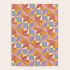 Kaleidoscope Tile Pattern VI Colorful Summer Poster Gallery Image 4