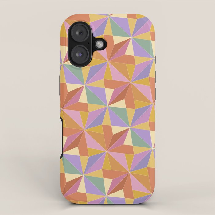 Kaleidoscope Tile Pattern VI Colorful Summer iPhone Case Gallery Image 1