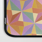 Kaleidoscope Tile Pattern VI Colorful Summer Laptop Sleeve Gallery Image 3