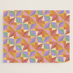 Kaleidoscope Tile Pattern VI Colorful Summer Jigsaw Puzzle Gallery Image 1
