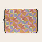 Kaleidoscope Tile Pattern VI Colorful Summer Laptop Sleeve Gallery Image 1