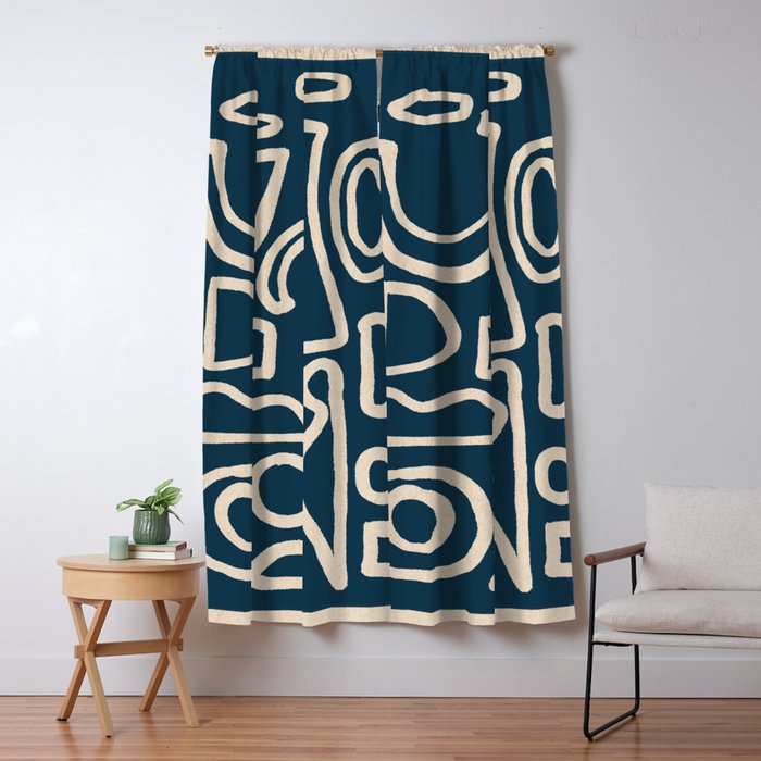 Abstract Shapes 38/9a3 Window Curtain Gallery Image 5