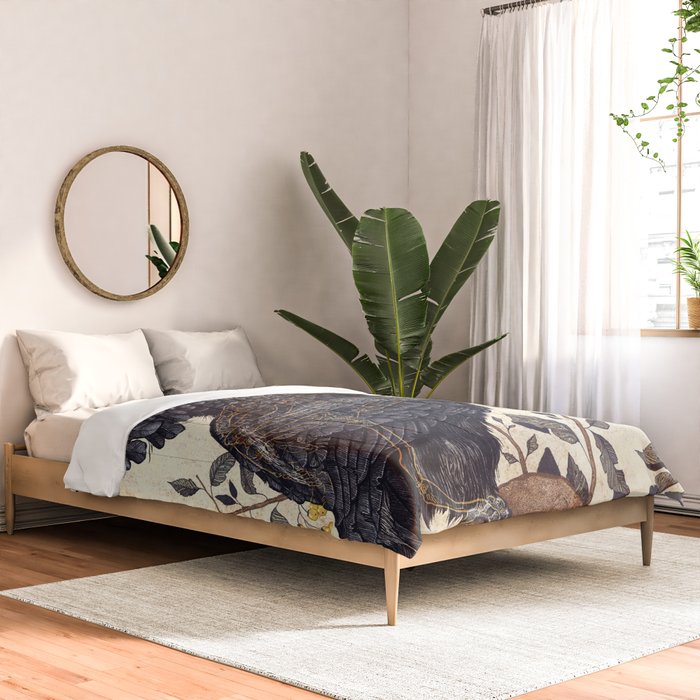Silvery Cheeked Hornbill Comforter Gallery Image 2