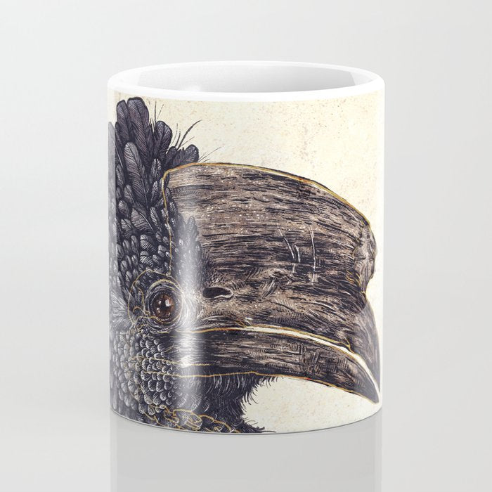 Silvery Cheeked Hornbill Coffee Mug Gallery Image 4