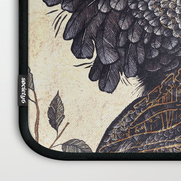 Silvery Cheeked Hornbill Laptop Sleeve Gallery Image 3