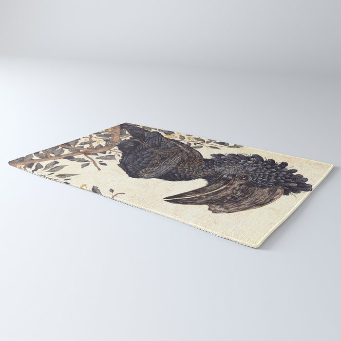 Silvery Cheeked Hornbill Rug Gallery Image 3