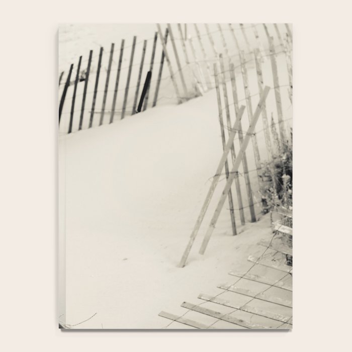 beach fence no. 7 - sea ocean nature photography  Notebook Gallery Image 4