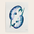 Blue Narwhals Poster Gallery Image 4